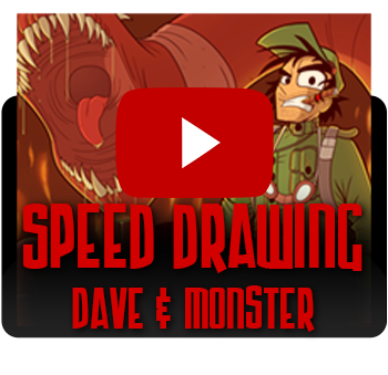 Lær at tegne Dave og Monster