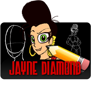 Lær at tegne Jayne Diamond